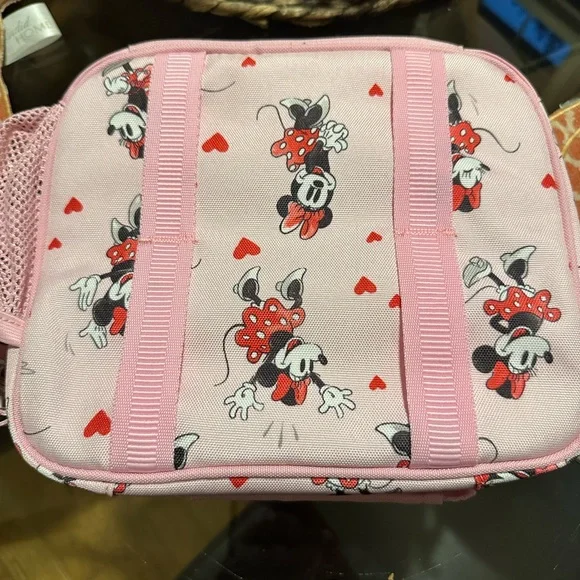 Minnie Mouse Kids cold pack lunch box - nwot never used. Pink & Red - Picture 5 of 5